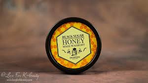 skinfood black sugar honey mask wash