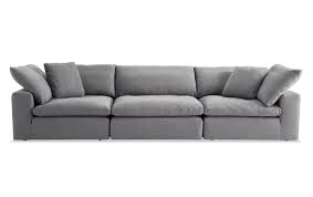 dream gray 3 piece modular sofa bob s