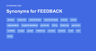 another word for feedback synonyms