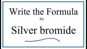 formula for silver bromide agbr