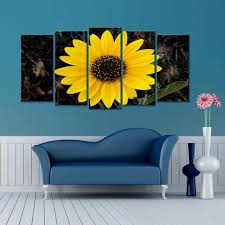 Canvas 999 Printed Yellow Flower