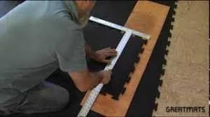 interlocking rubber floor tiles easy