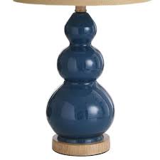 Blue Taupe Bedside Lamp