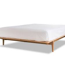 solid wood platform bed frame available