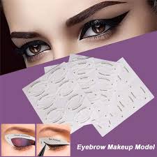 diy eye makeup stencils kit eyebrow