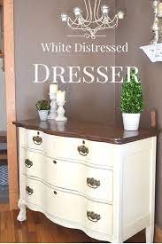 white distressed dresser a client s