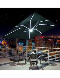 Patio Led Light Cantilever Umbrella