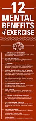 12 mental benefits of exercise visual ly