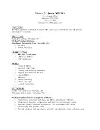 Resume Objective For Medical Assistant Resume Healthcare Assistant