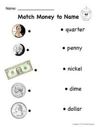Coin Id And Value Worksheets For Special Education