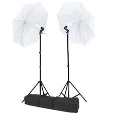 Yescom X33 Photography Umbrella Lighting Kit Photo Studio Live Stream Game Webcam Vedio Translucent White Lights Walmart Com Walmart Com