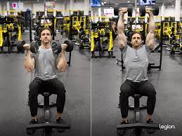 how to do the seated overhead press