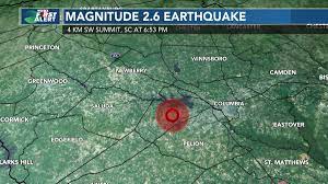 Earthquake confirmed in Lexington County