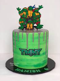Elaine's Creative Cakes Sydney - Teenage Mutant Ninja Turtles sooo brings  me back to my childhood! Happy birthday Hamish! I hope you enjoyed your  TMNT cake with your friends at Little Speed-Stars