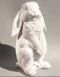 unpainted lop eared rabbit memorial
