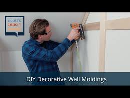 How To Diy Decorative Wall Moldings