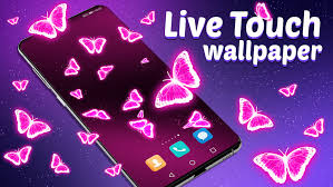 live wallpaper magic touch erfly