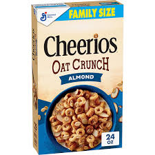 is cheerios oat crunch almond cereal