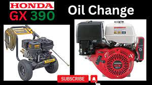 honda gx390 gx340 motor oil change
