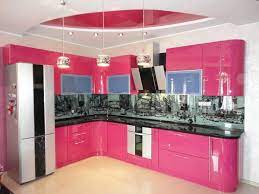 Even ny kitchens that put functionality and practicality in the first place will strive to add their personality back. Beautiful Feminine Color Kitchen Design With Pink Cabinet Storage Pink Kitchen Cabinets Kitchen Cabinet Remodel Glossy Kitchen