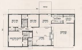 terranean house plan with 3