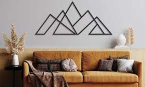 Mountain Wall Art Mountain Metal