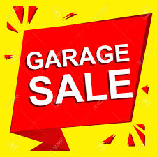 Sale Poster With Garage Sale Text Advertising And Red Banner