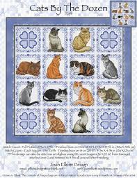 Cats By The Dozen Cross Stitch Chart