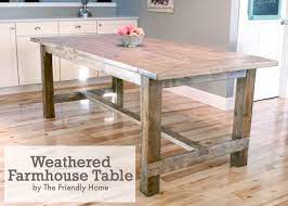 Farmhouse Table Updated Pocket Hole