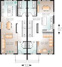 House Plans Duplex Floor Plans