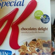 special k chocolatey delight cereal