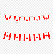 canada flag banner png image with