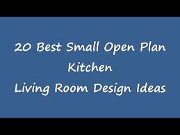 25 best small open plan kitchen living
