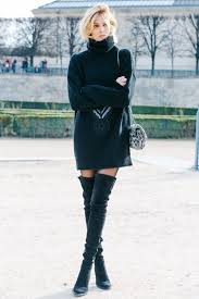17 ways to wear grey sweater. 20 Sexy And Comfy Sweater Dress With Boots Outfits Styleoholic