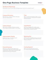 free business plan template updated