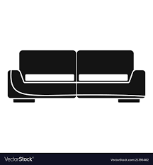 Modern Sofa Icon Simple Style Royalty