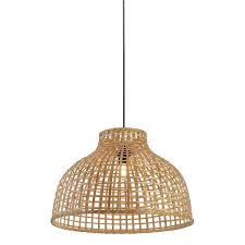 belle bamboo woven light shade large