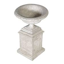 Ancient Ivory Fiberglass Garden Urn