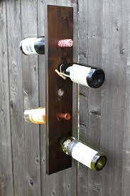 How To Make A Rustic Vertical Wine Rack