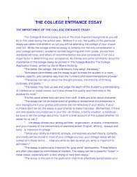 College Essays   College Informations
