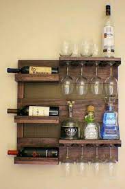 pallet wine racks and bar ideas