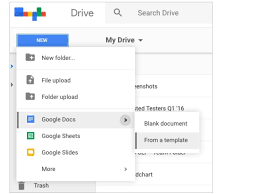 google drive templates for docs on