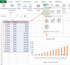 in excel ulative sum formula