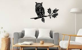 Owl Metal Wall Art Night Owl Wall Decor