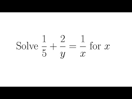 Solving A Rational Equation With X And