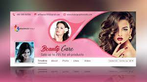 beauty care facebook cover design psd