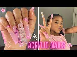 extra long acrylic nails for spring