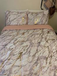 your zone metallic marble comforter