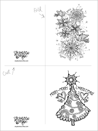 The whole printable is available in our members area. 6 Best Images Of Printable Coloring Christmas Tree Card Free Printable Christmas Card Coloring Coloring Pages