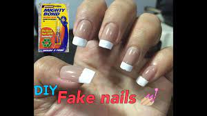diy fake nails how to attach remove